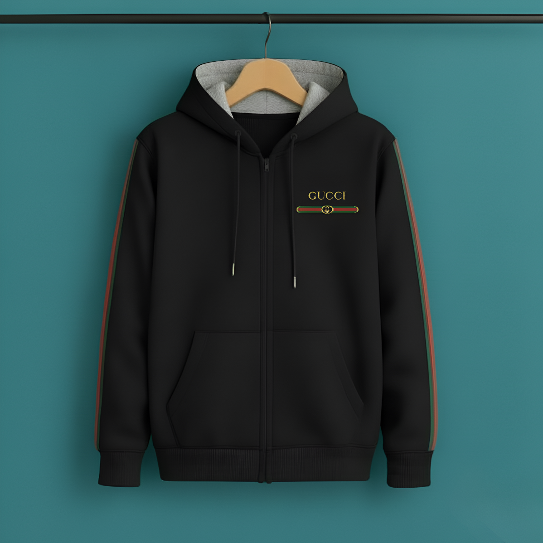 Stay Warm in Style with Gucci Hoodie(Black)