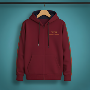 Stay Warm in Style with Gucci Hoodie(Maroon)